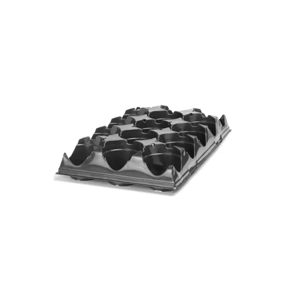 Landmark 04.50 Rnd Transport Tray 15 Count Black 90 Per Case 16 Cases Per Pallet