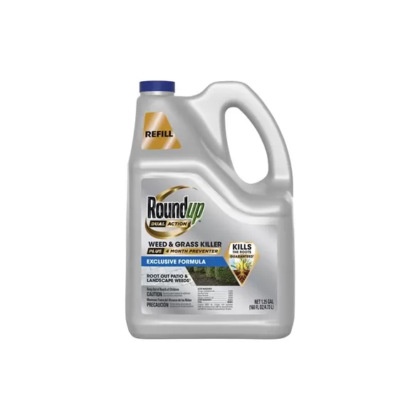 Roundup 1.25gal Dual Action Weed Grass Kill Preventer RTU