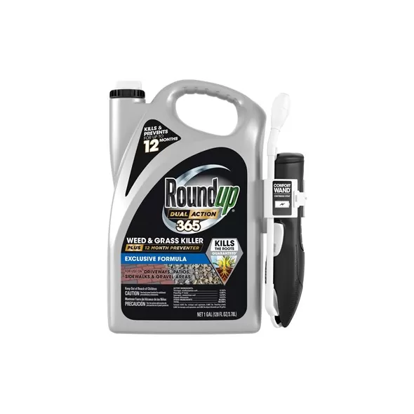 Roundup 1gal Dual Action 365 Weed Killer Preventer Wand