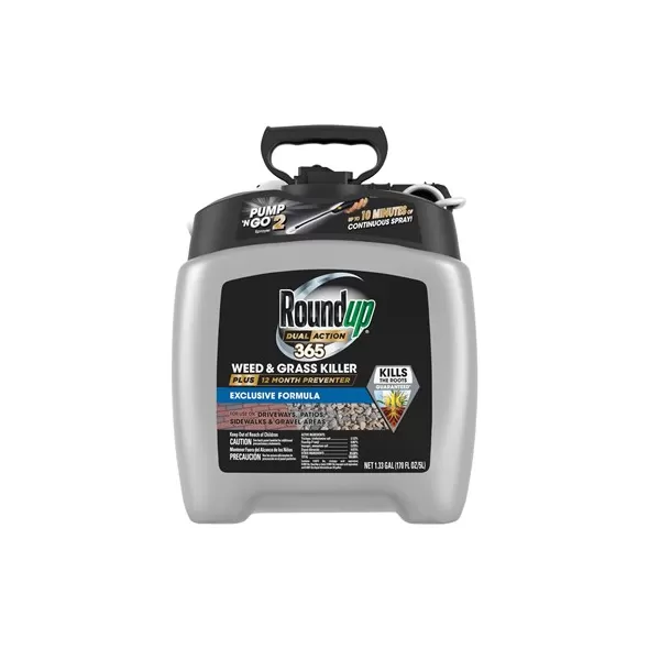 Roundup 1.33gal Dual Action 365 Weed Kill Preventer Pump N Go