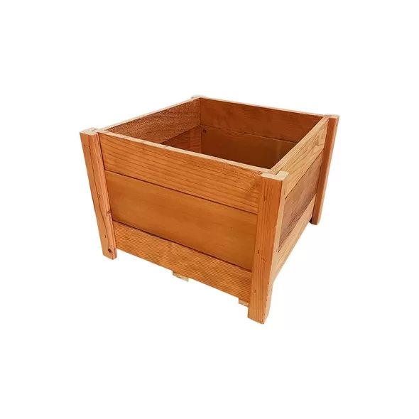 A&G 18"x18"x13" Redwood Formal Planter