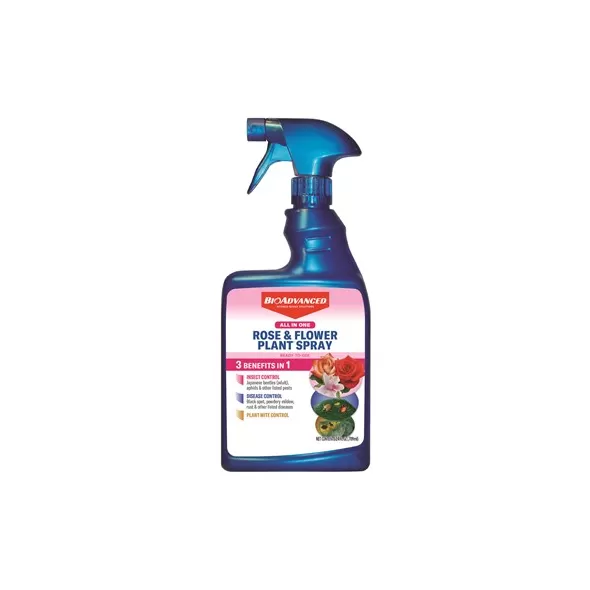 BioAdvanced 24oz All-In-One Non-Neonic Rose Flower RTU