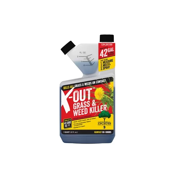 IKES 32oz X-Out Grass & Weed Killer Glufosinate 24.5%