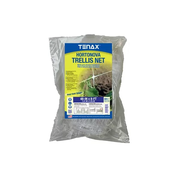 Tenax 48"x8' Plant Trellis Net Hortonova 5.9" Mesh