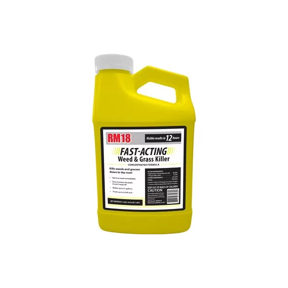 RMI RM18 64oz Fast Acting Weed And Grass Killer With Glyphosate And Diquat