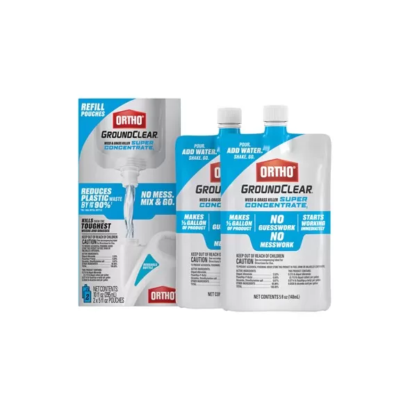 Ortho 2ct 5oz GroundClear Weed Grass Kill Concentrate
