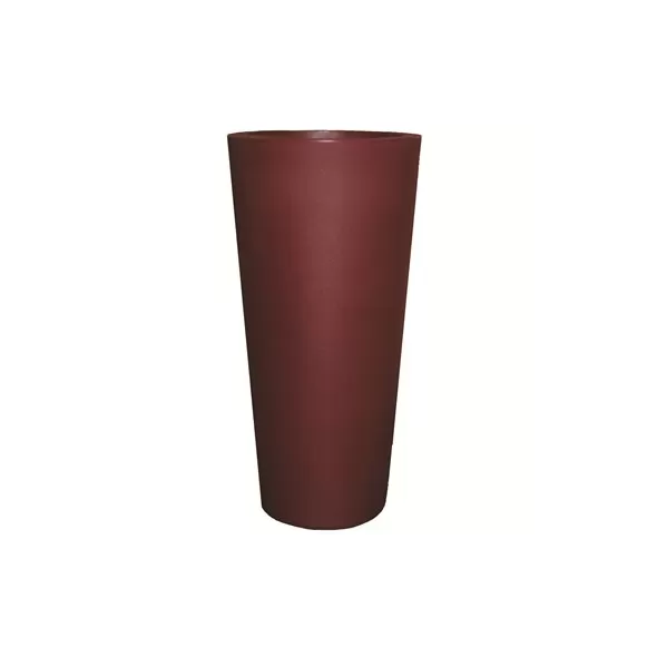 Tusco 20" Cosmo Tall Round Planter Oxblood