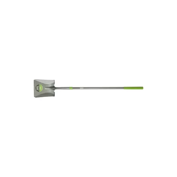 Ames Digging Shovel Long Handle Square Point Fiberglass Handle 15Yr