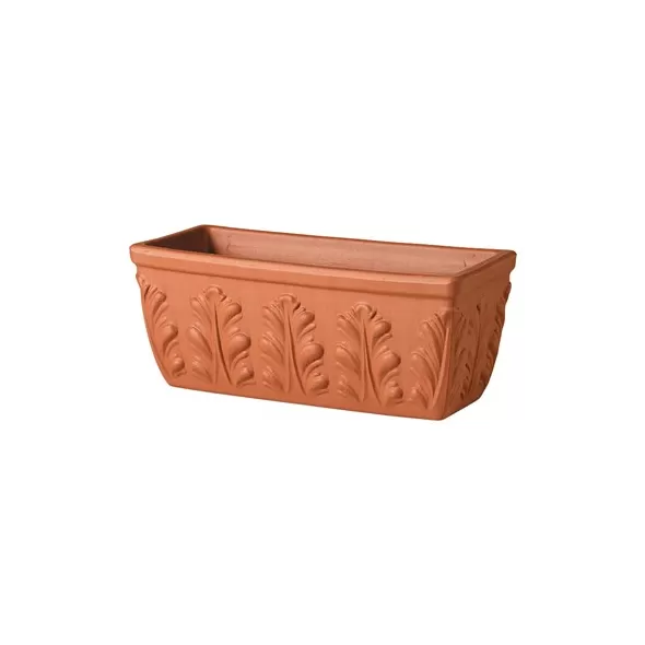 Deroma 16" Window Box Pot Terra Cotta Case Pack