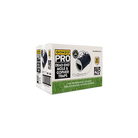 GONZO Pro Dead-End Mole & Gopher Trap