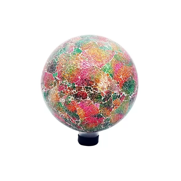 Gardener Select 10" Tempered Multicolor Mix Glass Globe
