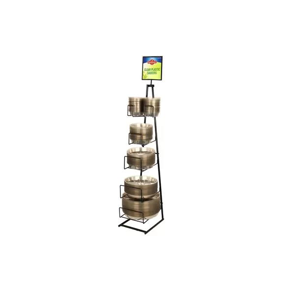 Gardener Select Clear Plastic Saucer Empty Rack