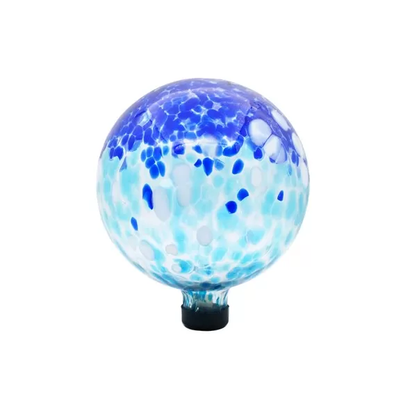 Gardener Select 10" Blue Gradient Glass Garden Globe