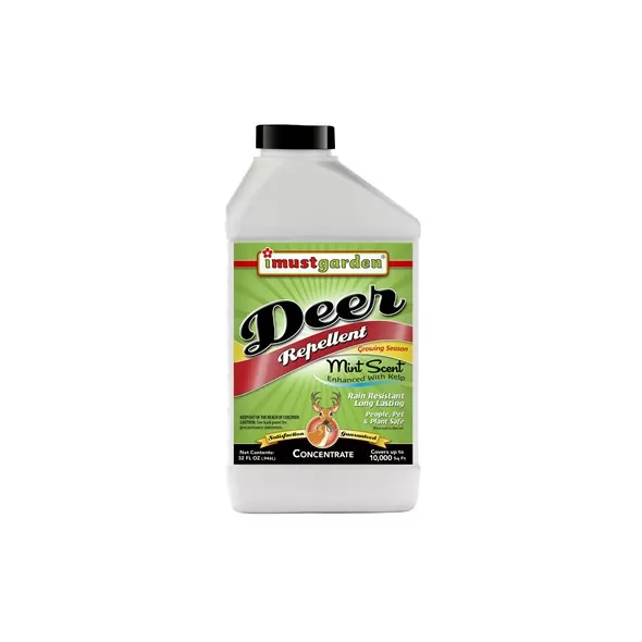 IMG 32oz Deer Repellent Growing Season Mint Scent Concentrate