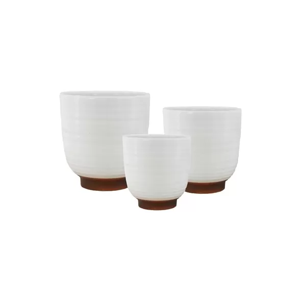 MCarr 24pc 4.3" X-Small Planter Set White