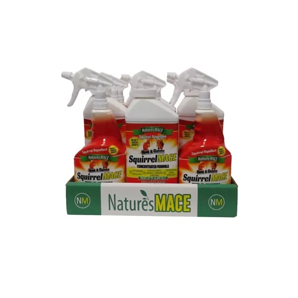 Nature's Mace MiniMace 12pc Squirrel Repellent RTU & Concentrate Counter Display