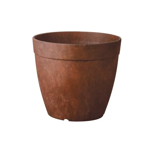 Artstone 6" Round Dolce Planter Rust
