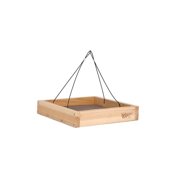 Natures Way Cedar Tray Bird Feeder