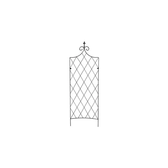 Panacea 71"X23.5" Trellis Lattice Black