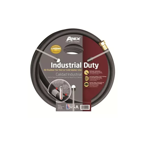 Teknor 5/8"x50' All Rubber Commercial Duty Hose