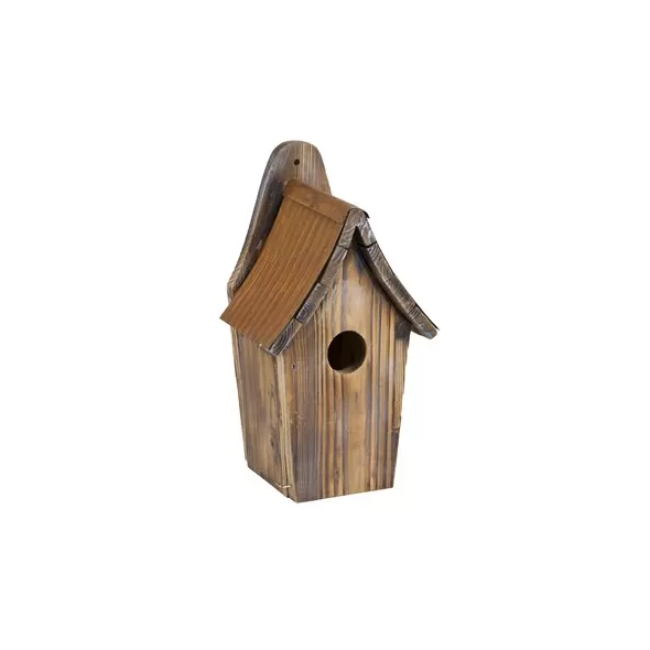 Woodlink Rustic Farmhouse Bluebird House with Corrugated Metal Roof