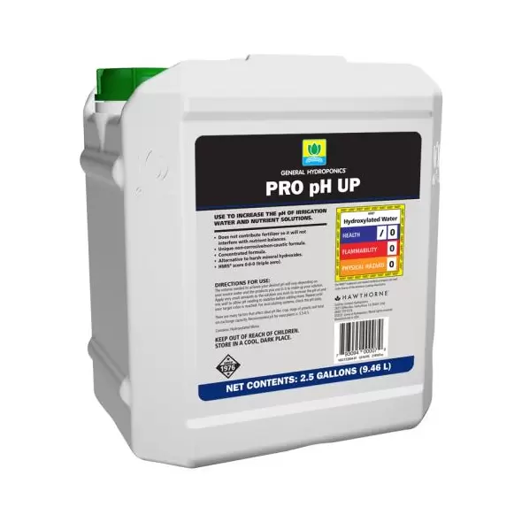 General Hydroponics PRO pH Up 2.5 gal (2/CS)