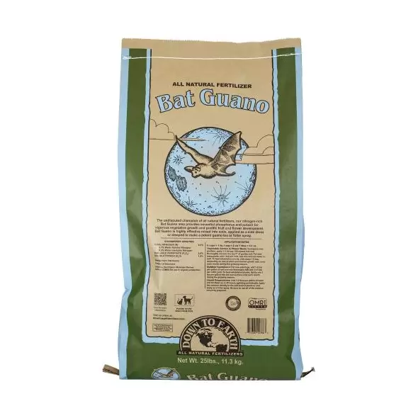 Down to Earth BAT GUANO 7-3-1 OMRI 25lb