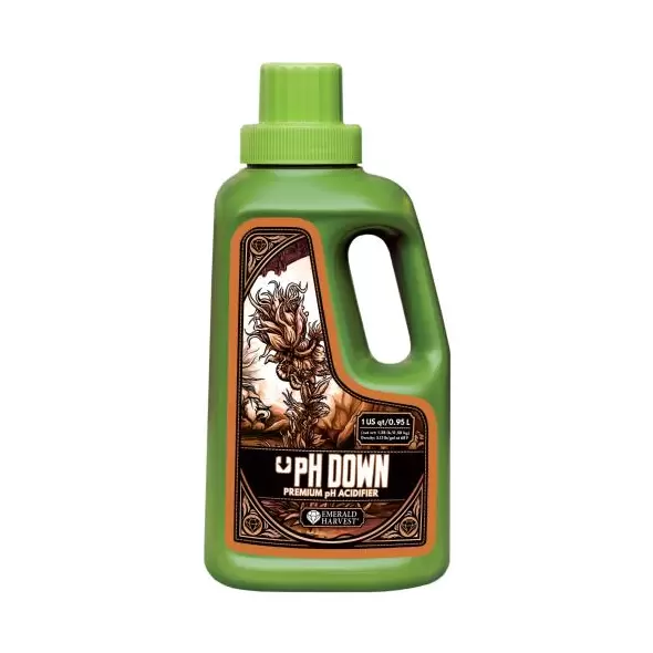 Emerald Harvest pH Down Quart/0.95 Liter (12/Cs)