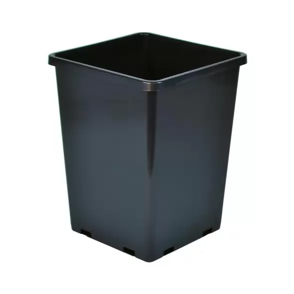 Gro Pro Rose Bucket Black 7.6 in x 7.6 in x 9.7 in (10/Cs)