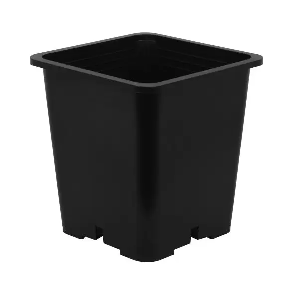 Gro Pro Premium Black Square Pot 9 in x 9 in x 10.5 in (100/Cs)