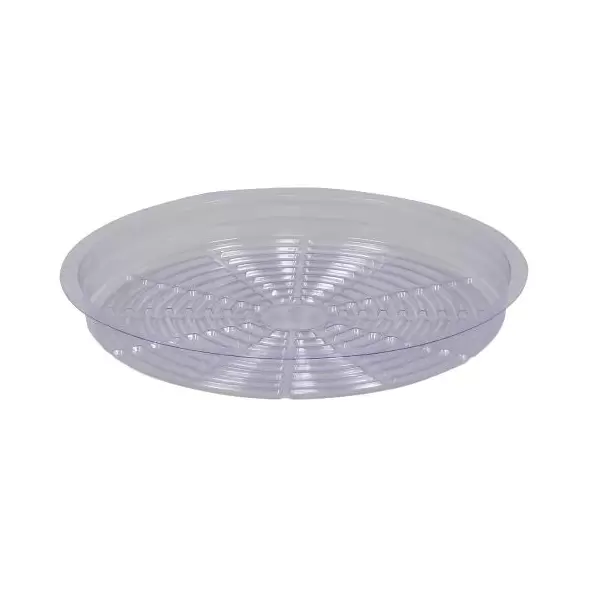 Gro Pro Premium Clear Plastic Saucer 12 in (50/Cs)