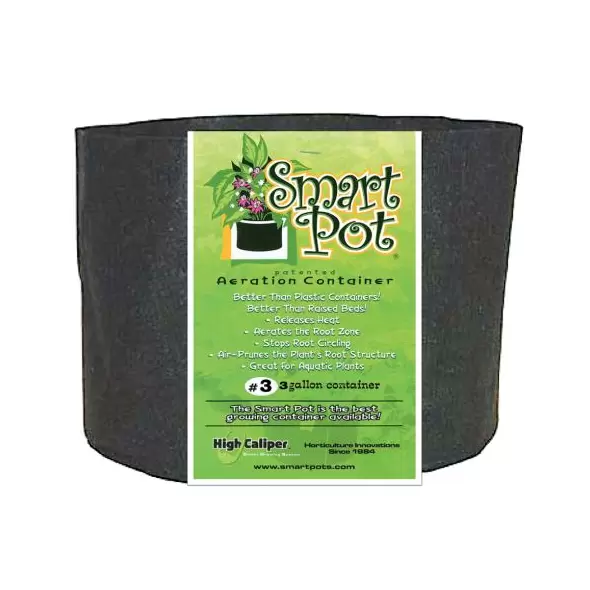 Smart Pot Black 3 Gallon (50/Cs)