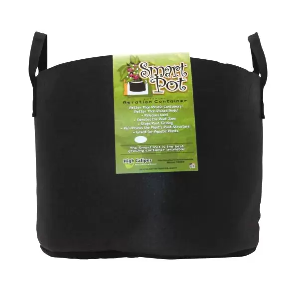 Smart Pot Black 20 Gallon w/ handles (50/Cs)