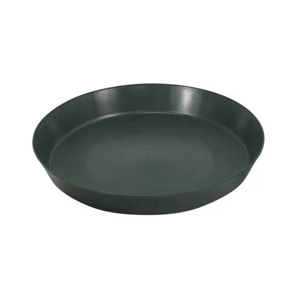 Green Premium Plastic Saucer 14 in (40/Cs)