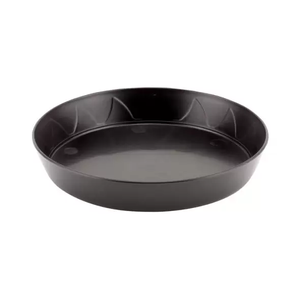 Gro Pro Heavy Duty Black Saucer - 6 in (100/Cs)