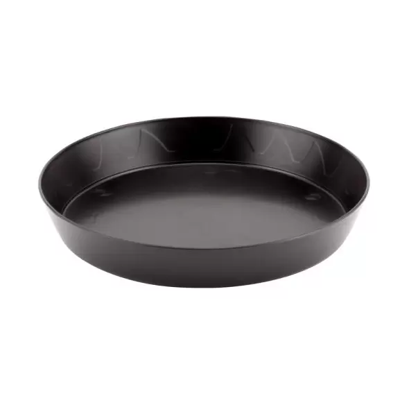 Gro Pro Heavy Duty Black Saucer - 8 in (100/Cs)