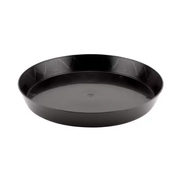 Gro Pro Heavy Duty Black Saucer - 10 in (50/Cs)