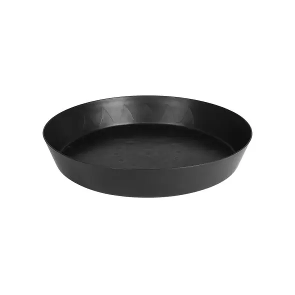 Gro Pro Heavy Duty Black Saucer w/ Tall Sides - 20 in (10/Cs)