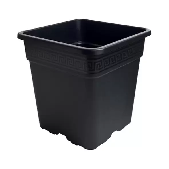 Gro Pro Black Square Pot 1 Gallon
