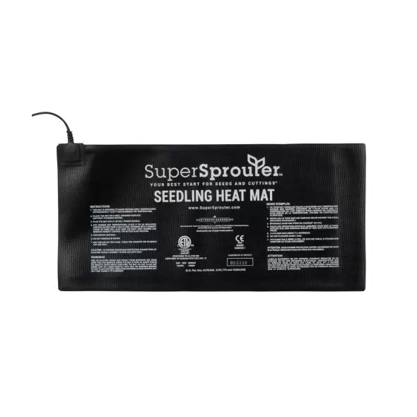 Super Sprouter Seedling Heat Mat 10 in x 21 in (10/Cs)