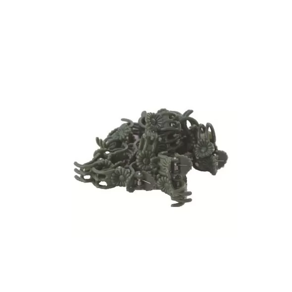 SuperMoss 24pc Medium Green Daisy Orchid Clips