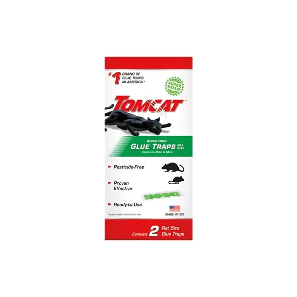 Tomcat Rat Glue Trap Super Hold 2pk