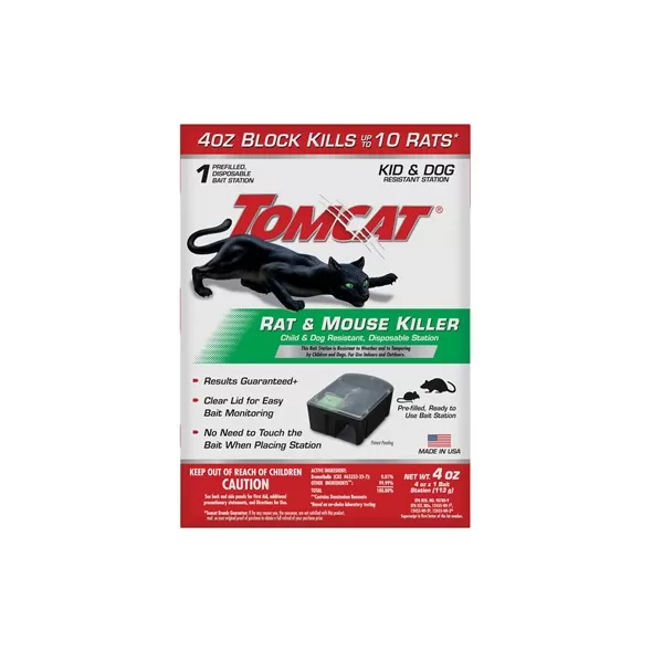 Tomcat Tier1 Disposable Rat Bait Station 1pk