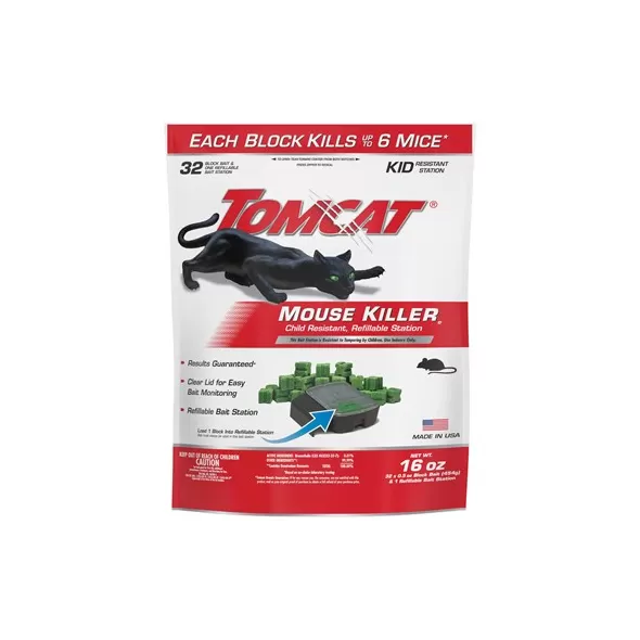 Tomcat Tier3 Mouse Station w/ 0.5oz Bait