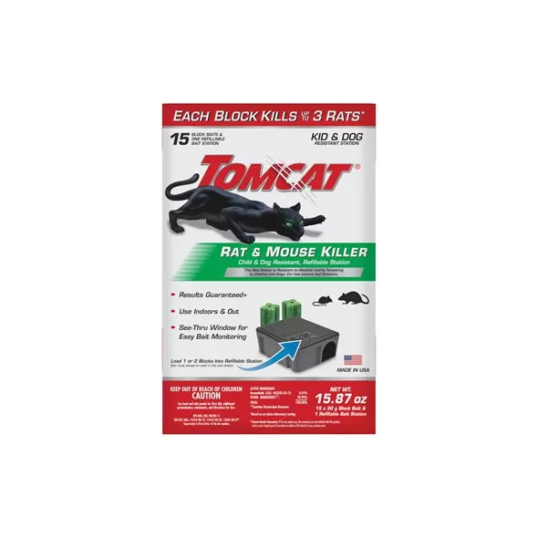 Tomcat Tier1 Rat Station w/ 15-30g Bait