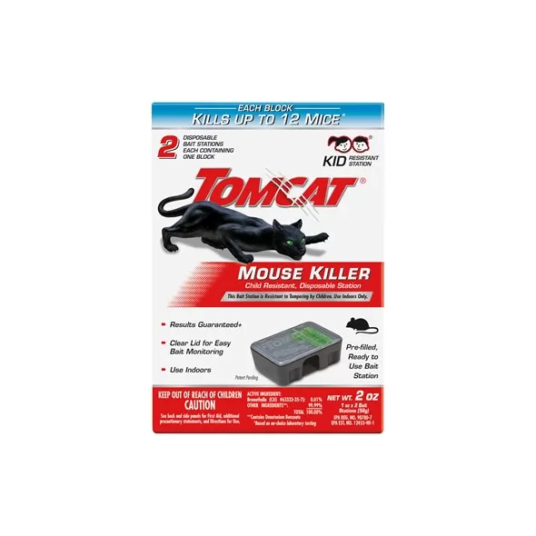 Tomcat Tier3 Disposable Mouse Bait Station 2pk