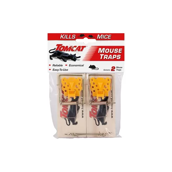 Tomcat Wooden Mouse Trap 2pk