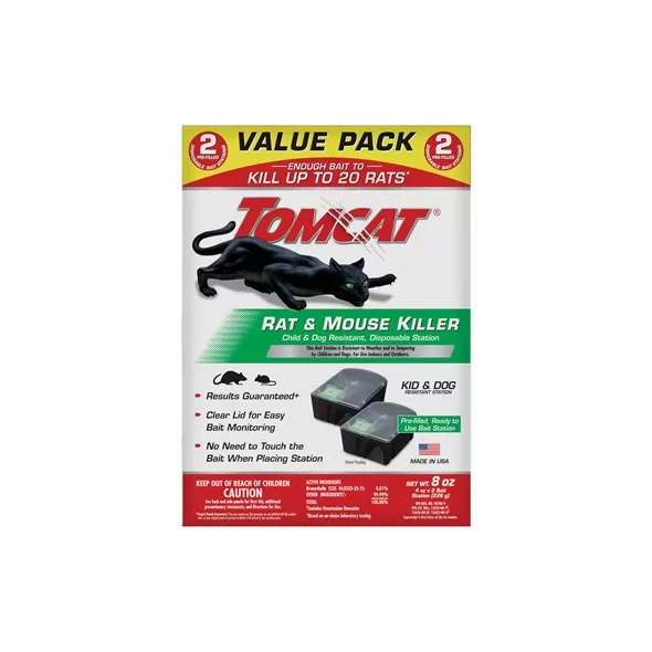 Tomcat Tier1 Disposable Rat & Mouse Bait Station