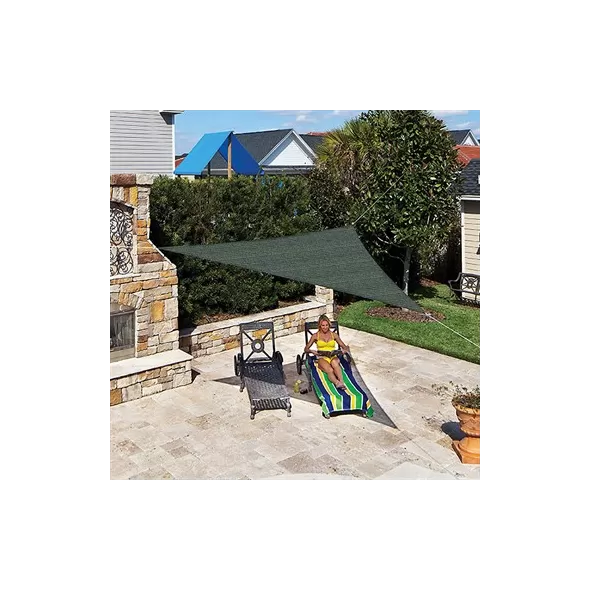 Coolaroo 11'10" Ready to Hang Triangle Shade Sail Montecito