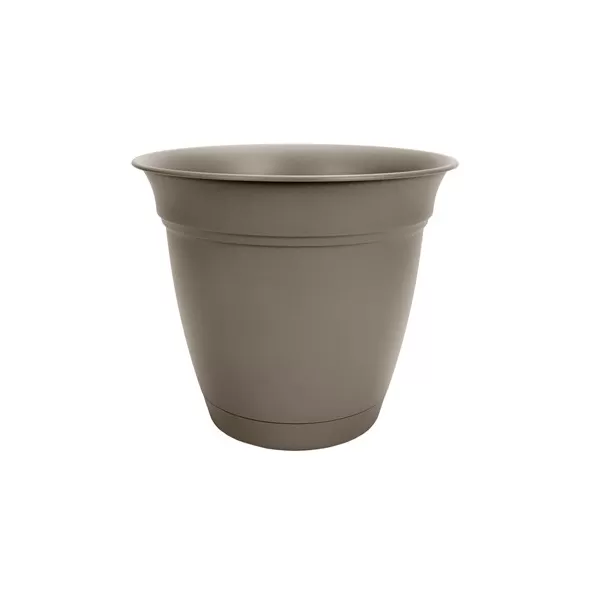 HC 8" Eclipse Round Planter Cappuccino